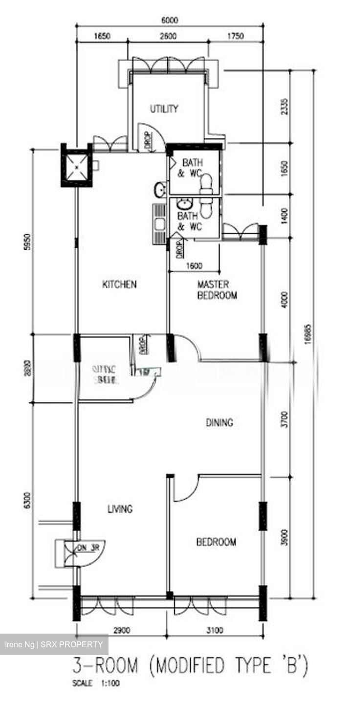 Blk 129 Yio Chu Kang Ville (Ang Mo Kio), HDB 3 Rooms #499684021